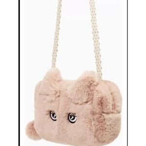 Zara Girl Purse Bag Pink Fluffy Plush Pet Cat Lolita Cute